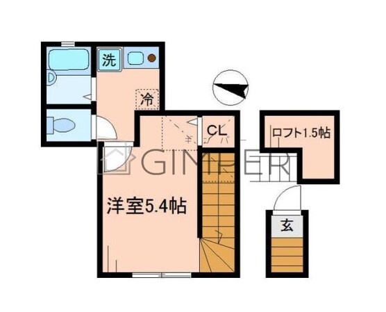 バーミープレイス荻窪の物件間取画像